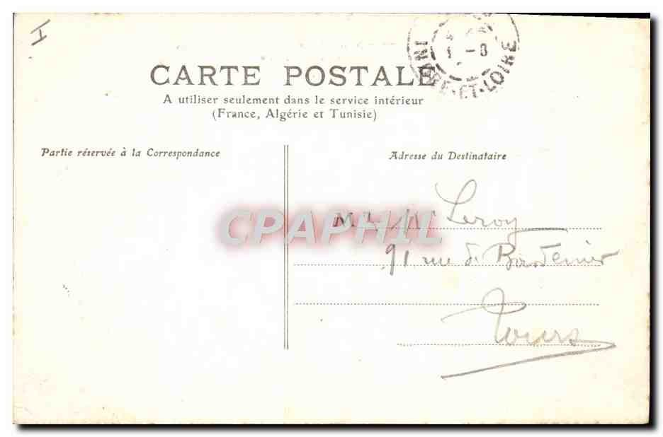 CPA Mettray Colonie agricole Entree principale — Rückseite