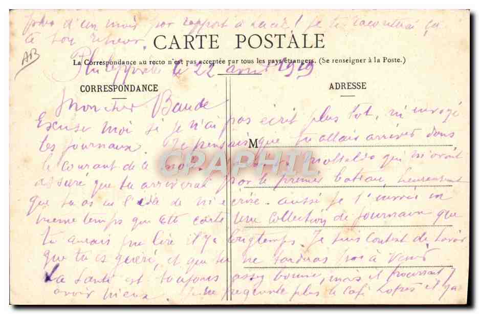 CPA Fantaisie Illustrateur Penetration pacifique du Maroc  — Rückseite