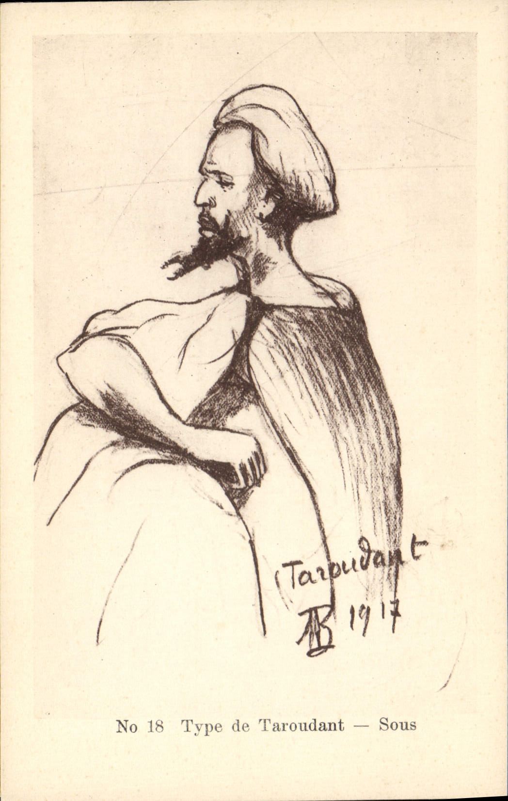 CPA Fantaisie Illustrateur Type de Taroudant Sous