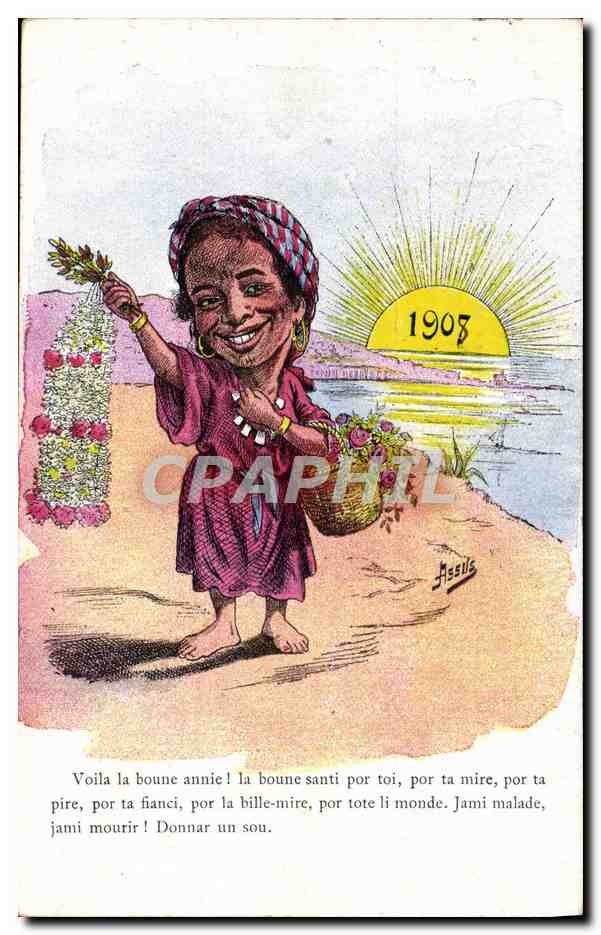 Femme de plage — caricature — Assus, n° 1908