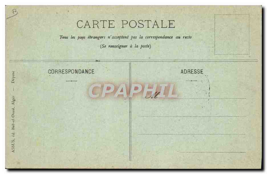 CPA Fantaisie Illustrateur Boune Annie 1907 — Verso