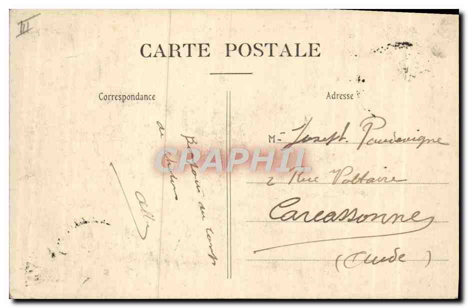 CPA Militaria L'artillerie de campagne au Tir Piece Feu  — Rückseite