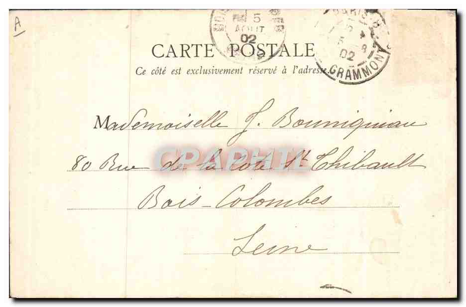 CPA Militaria Au camp la soupe Maisons Laffitte — Rückseite
