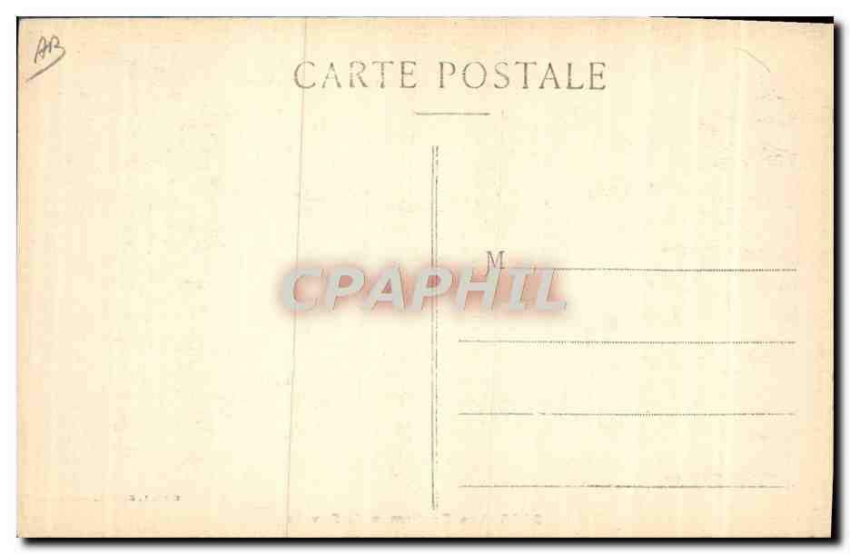 CPA Folklore Savoie Fileuse — Verso