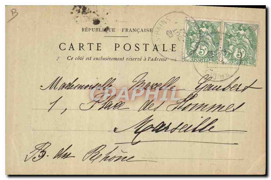 CPA Folklore Saint Etienne de Cuines Savoie  — Verso