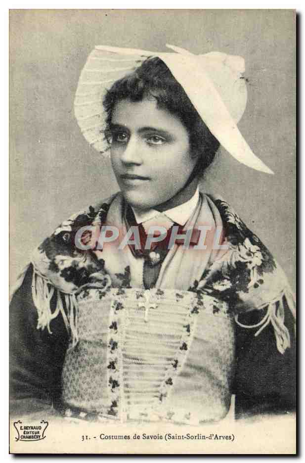 CPA Folklore Savoie Saint Sorlin d'Arves 