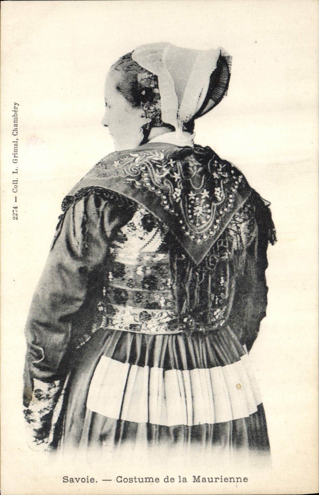 CPA Folklore Savoie Maurienne