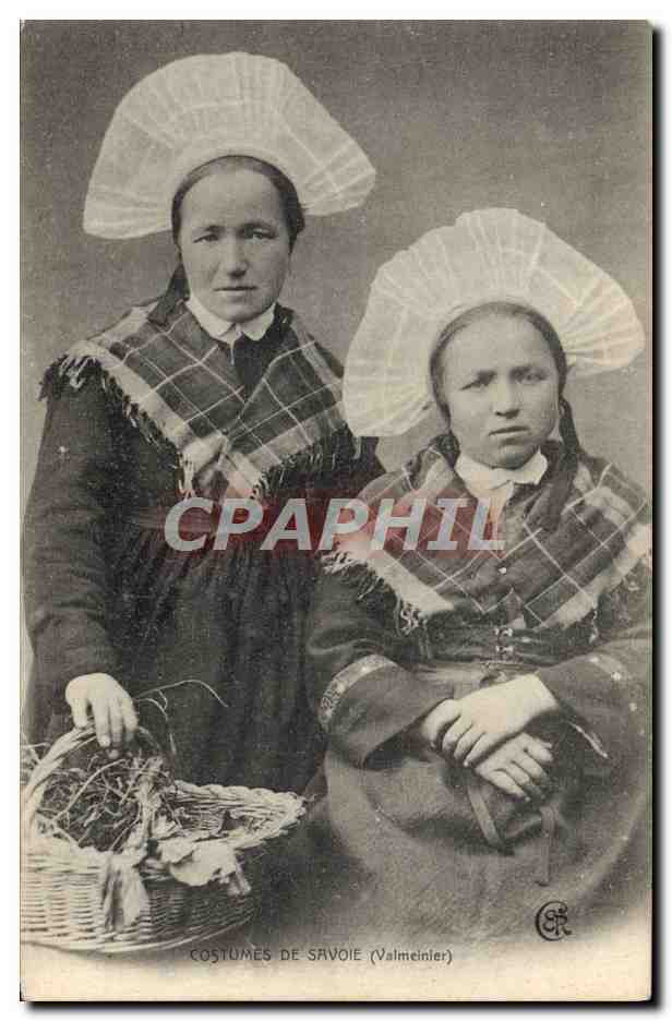 CPA Folklore Savoie Valmeinier
