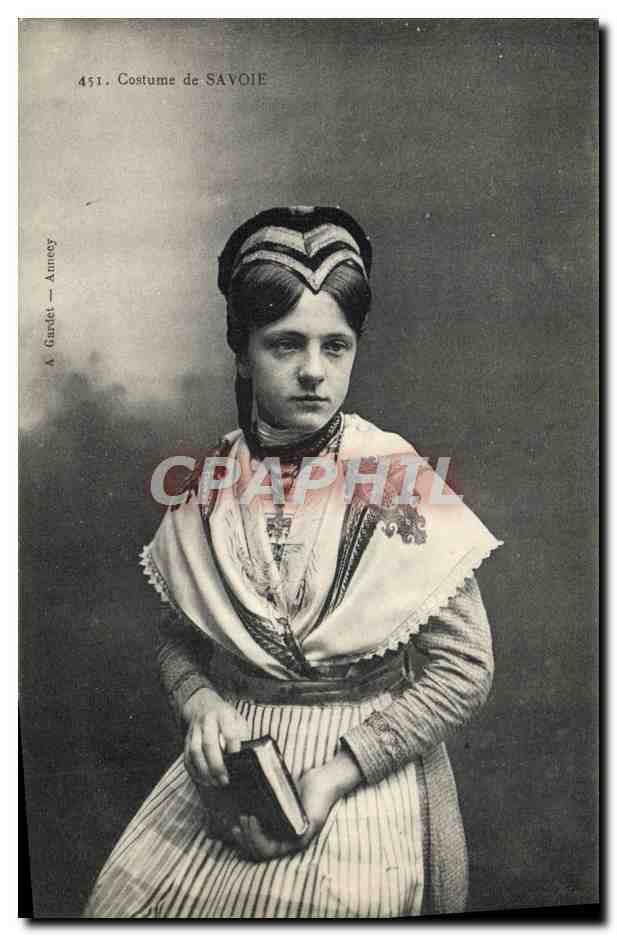 CPA Folklore Savoie 