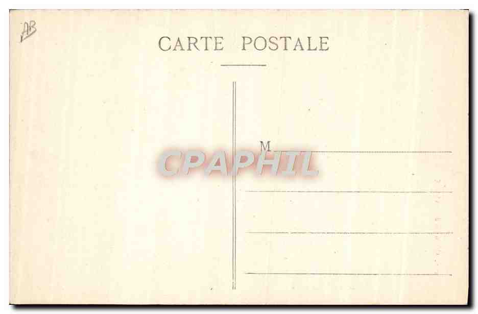 CPA Folklore Savoie  — Verso