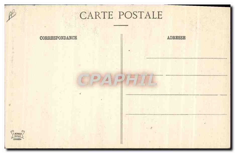 CPA Folklore Savoie Saint Colomban des Villards  — Verso