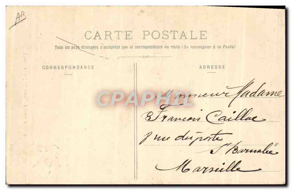 CPA Folklore Savoie St Jean d'Arves — Verso
