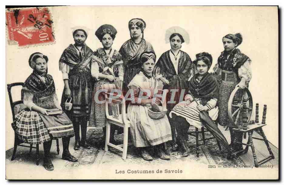 CPA Folklore Savoie 