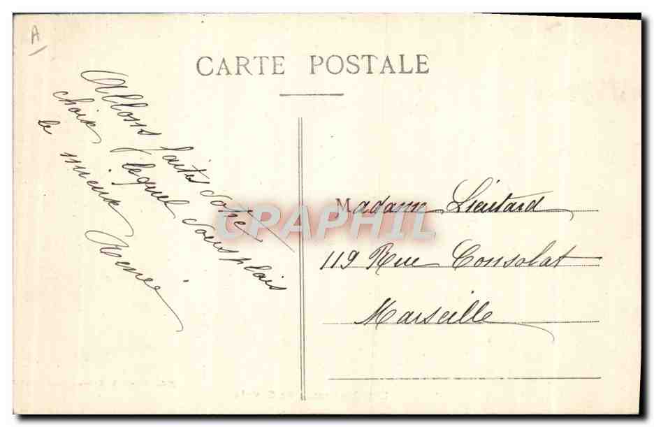 CPA Folklore Savoie  — Verso