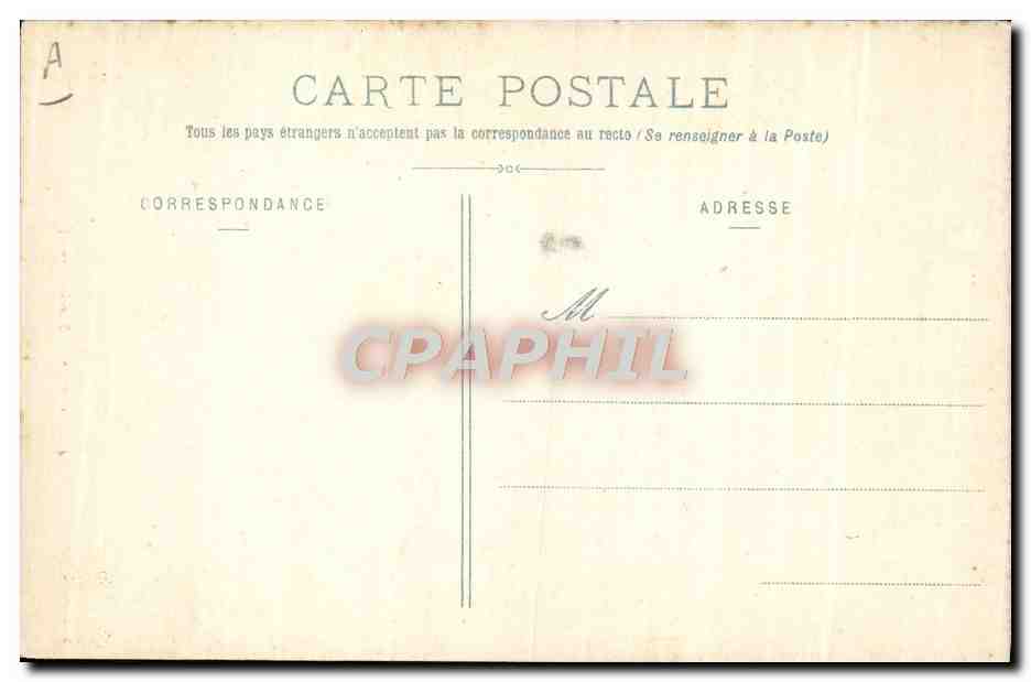 CPA Folklore Savoie Arves — Verso