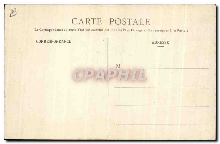 CPA Folklore Savoie Saint Jean d'Arves — Verso