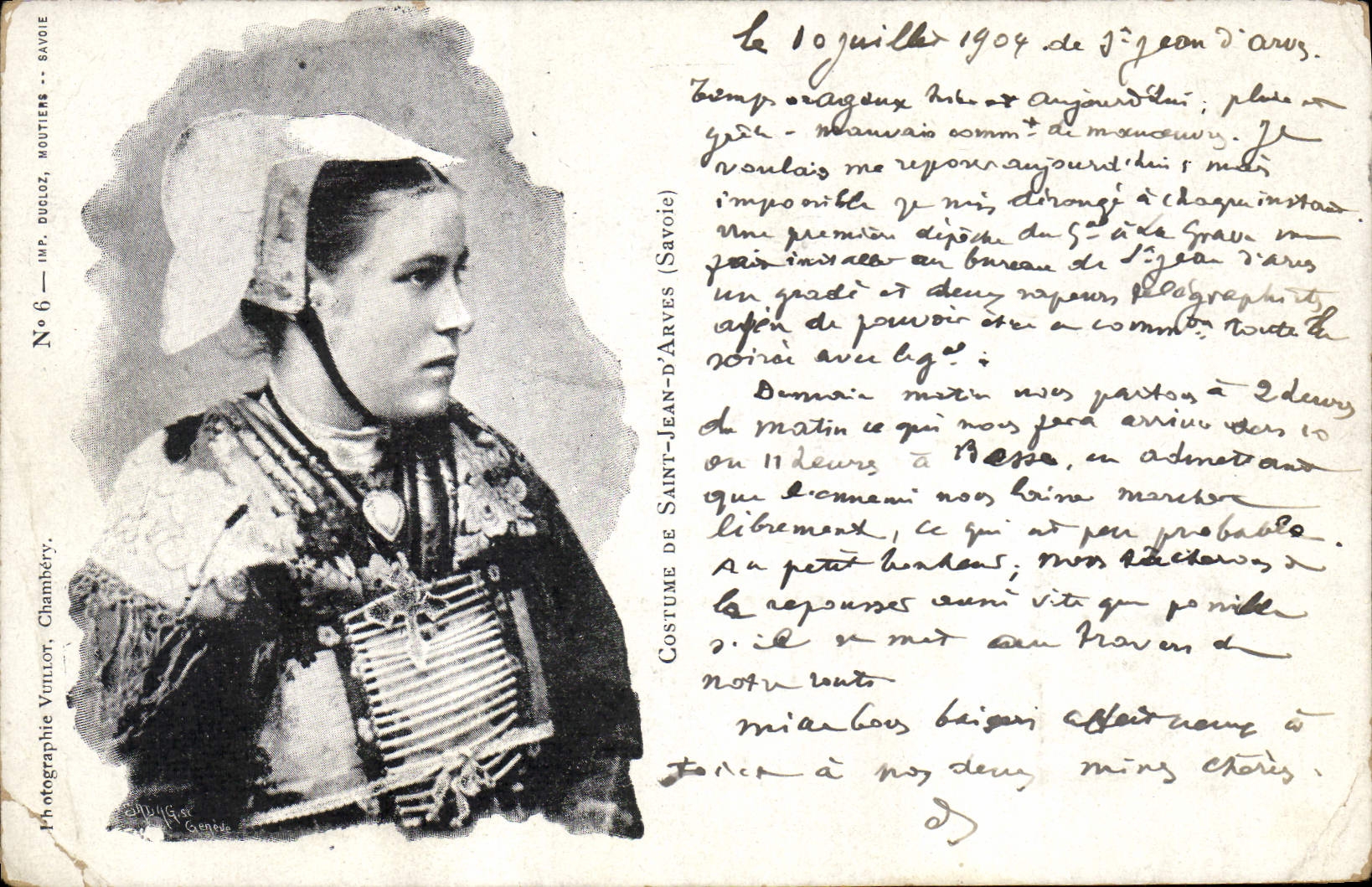 CPA Folklore Savoie Saint Jean d'Arves