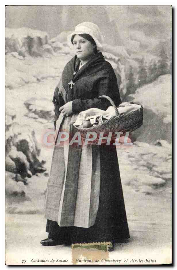 CPA Folklore Savoie Environs de Chambery et Aix les Bains 