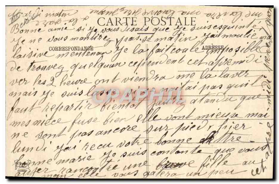 CPA Folklore Savoie Foncouverte  — Verso