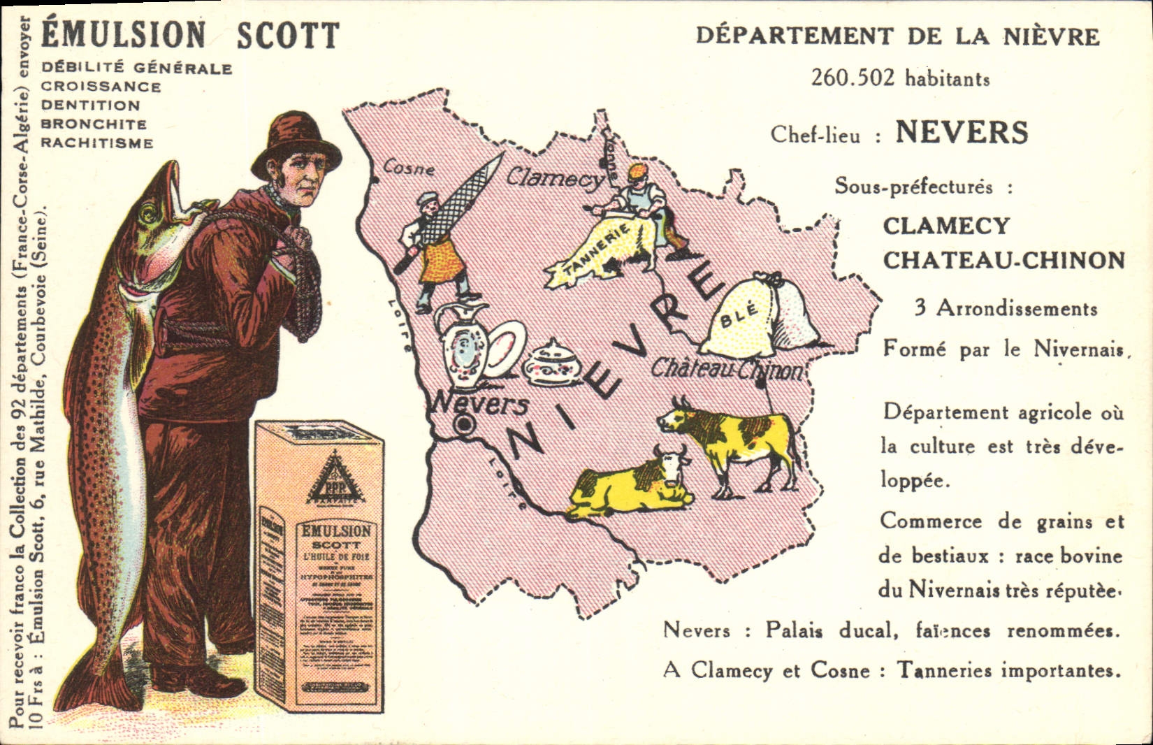 Département de la Nièvre — Émulsion Scott — Éditeur : Collection Scott