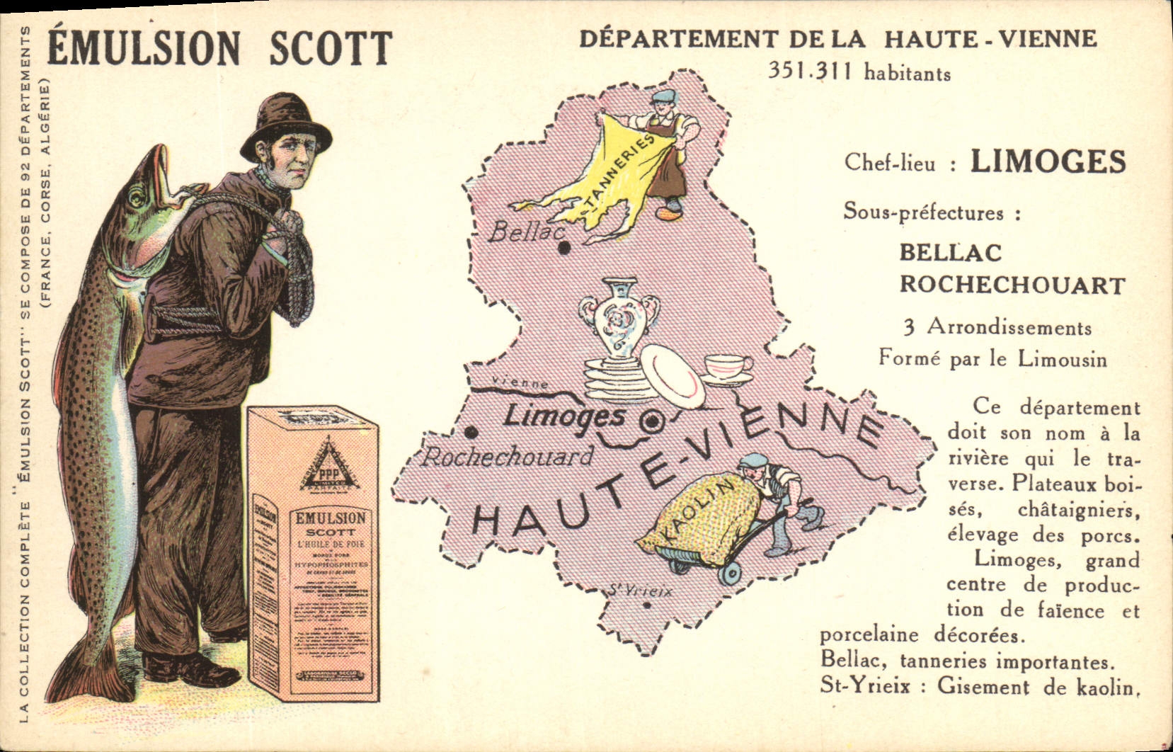 Département de la Haute-Vienne — Émulsion Scott — Éditeur non visible