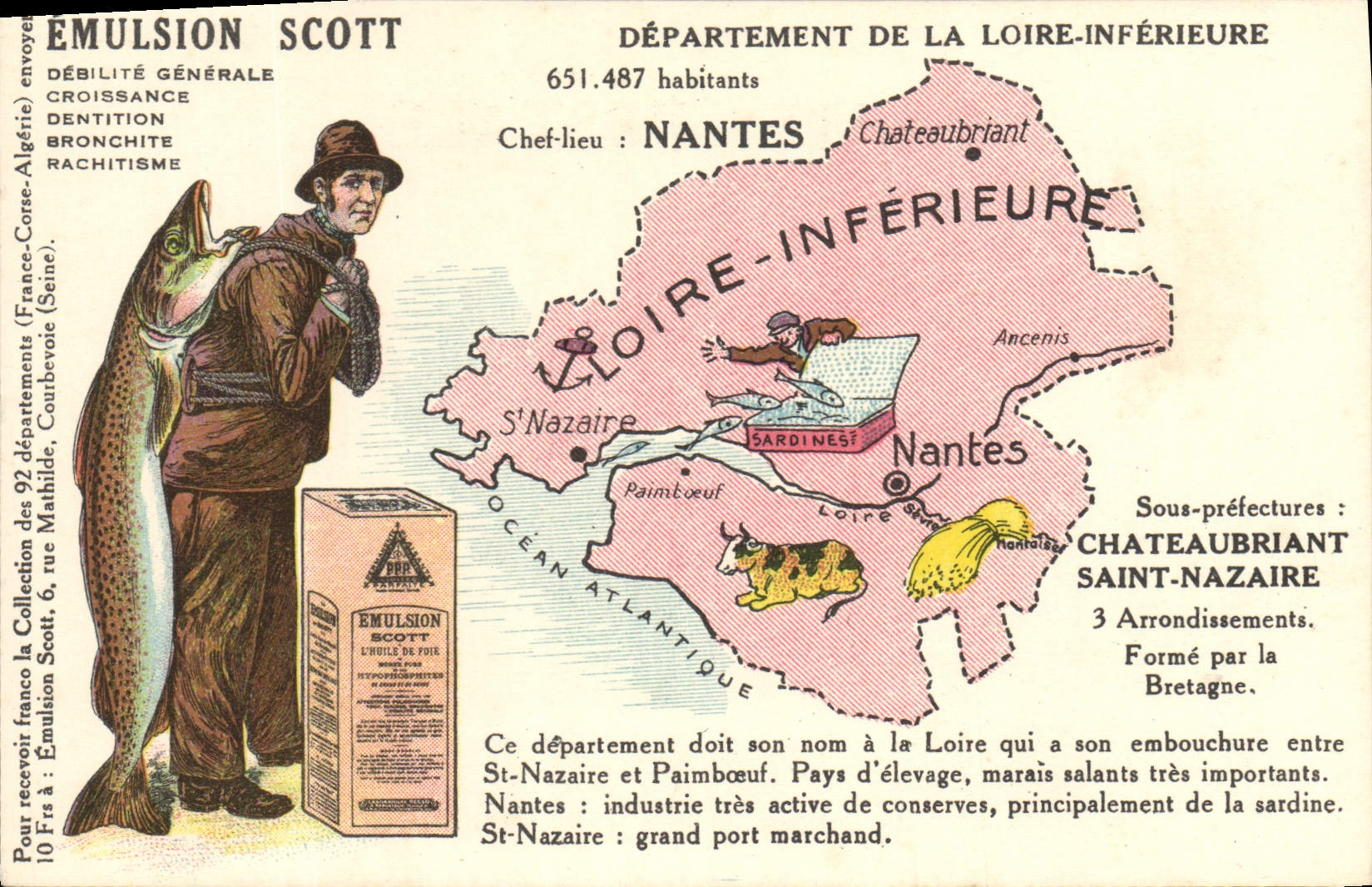 CPA Emulsion Scott Departement Loire Inferieure Nantes Chateaubriant Saint Nazaire 