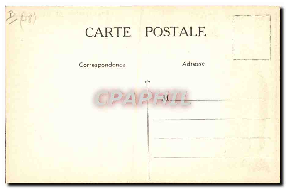 Département de la Lozère — Émulsion Scott — carte postale publicitaire — Reverso