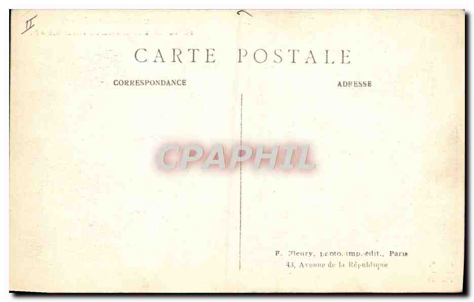 CPA Potier Poterie Manufacture de Sevres Surtout de table de Fremiet  — Rückseite