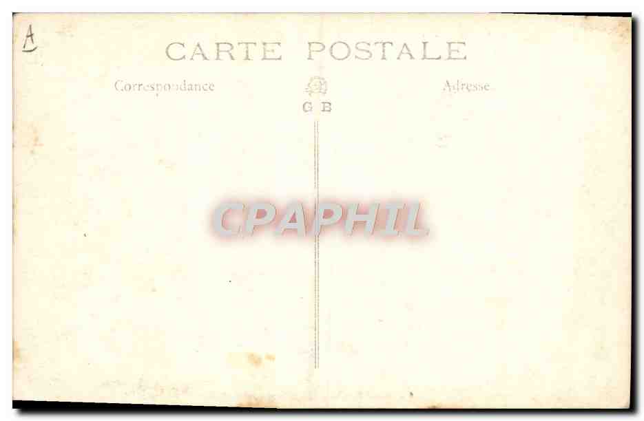 CARTE PHOTO Potier Poterie Les jarres Fabrique Pellegrin a Biot  — Rückseite