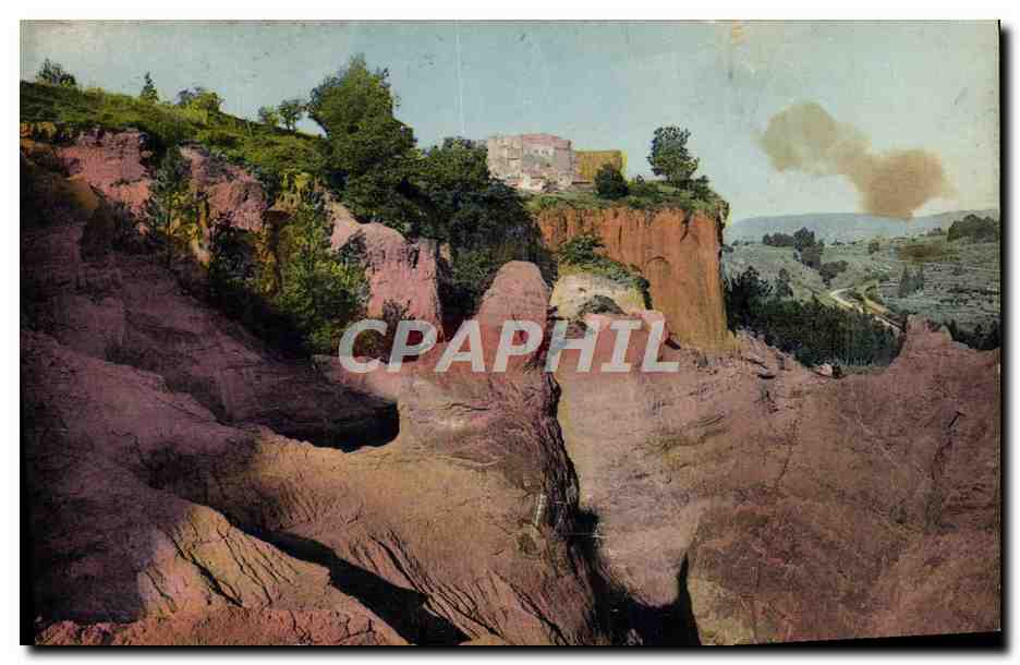 CPA Potier Poterie Roussillon Les mines d'ocre