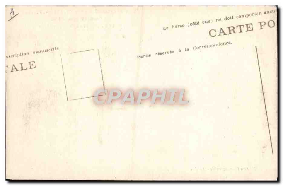 CPA Potier Poterie Les poteries du Golfe Juan Clement Massier Cannes Nice — Rückseite