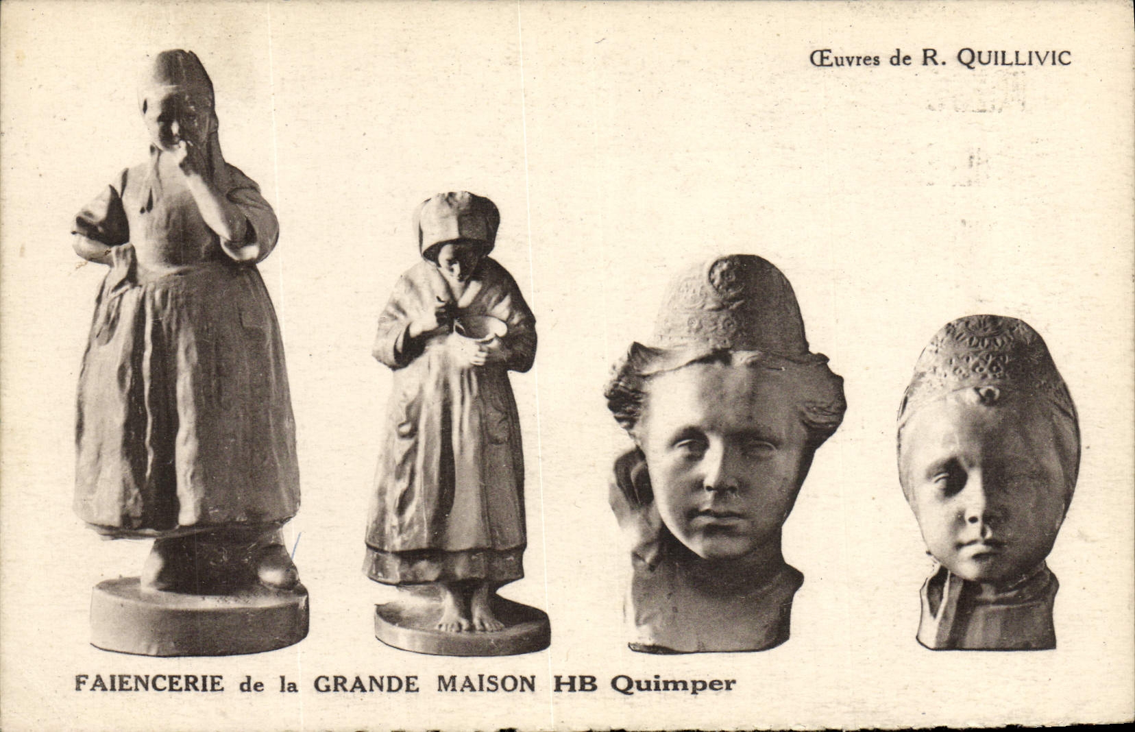 CPA Potier Poterie R Quillivic Faiencerie de la grande maison HB Quimper 