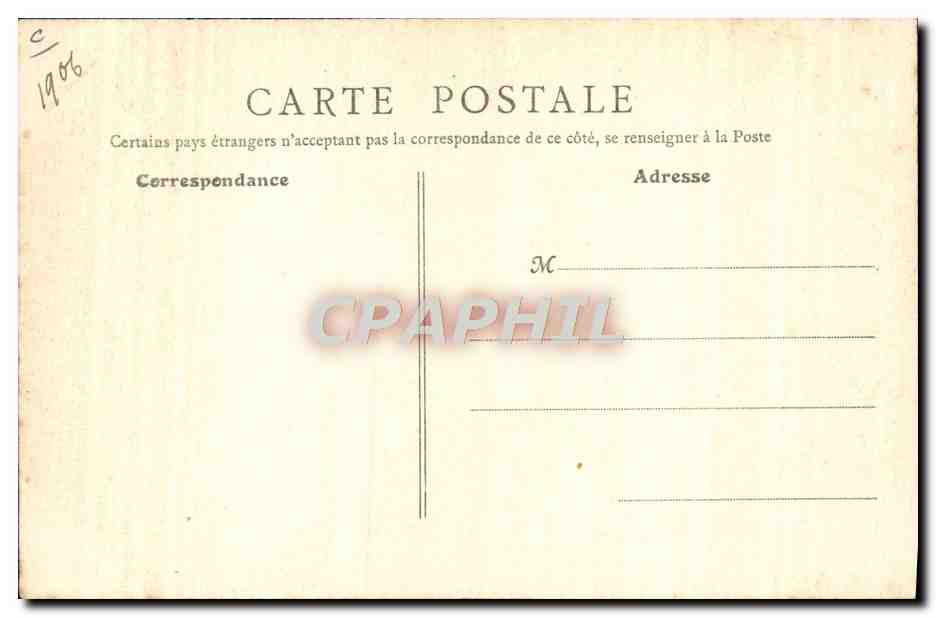 CPA Photographie Environs de Meaux Petit bras de l'ile de Chappe et de l'ile du Moulin — Rückseite