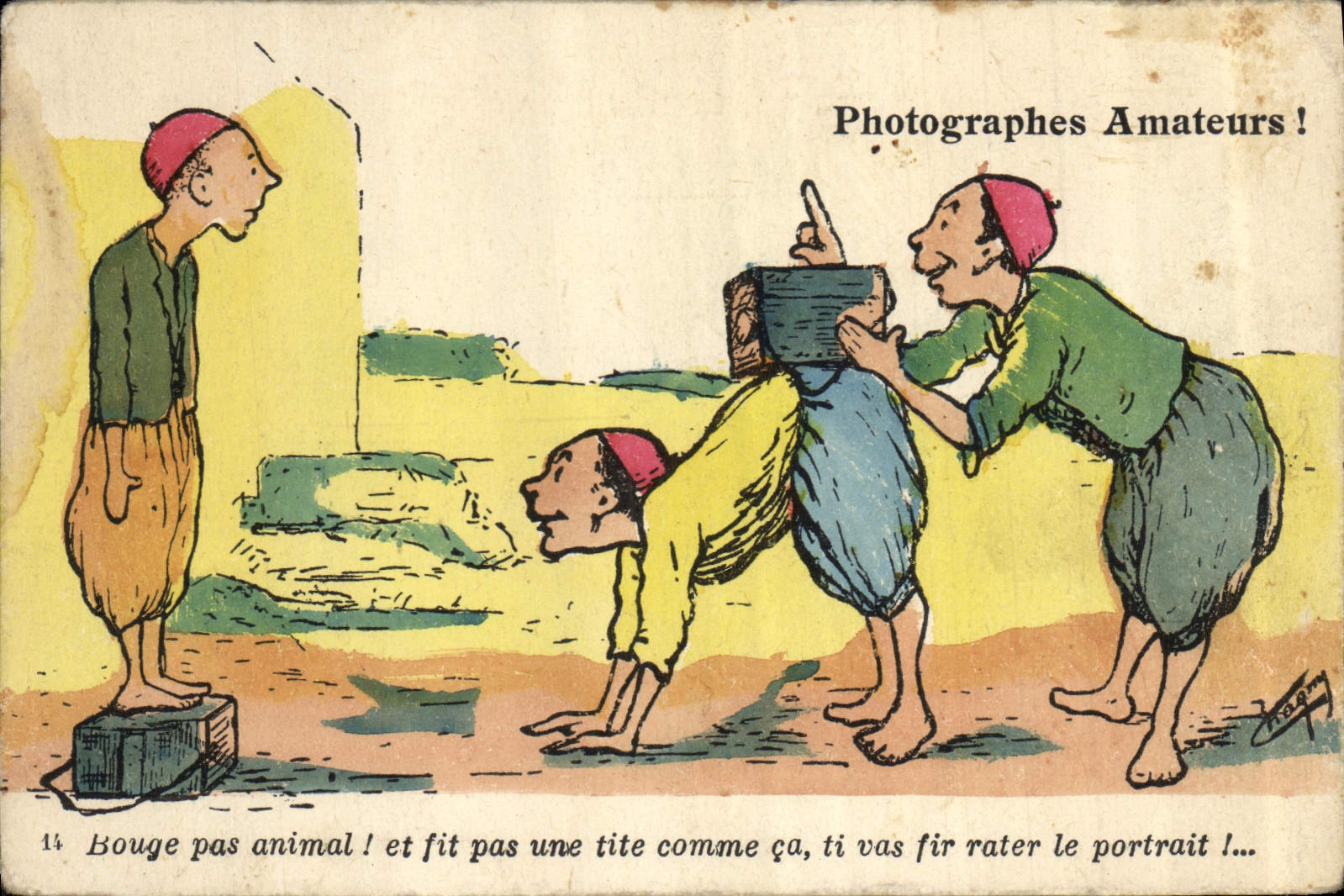 CPA Photographie Photographes amateurs Afrique du Nord