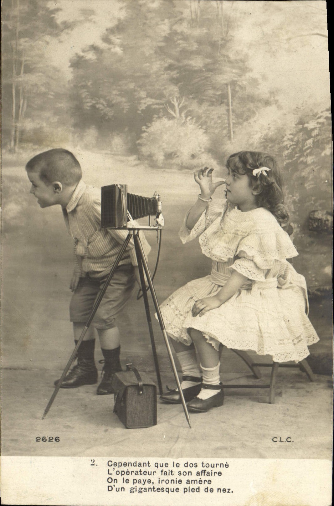 CPA Photographie Enfants