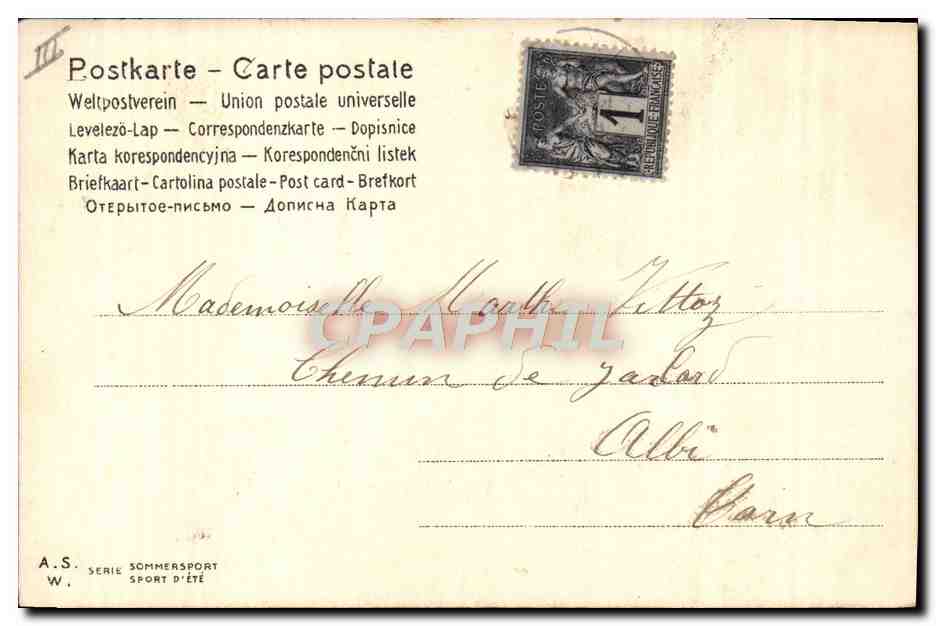 CPA Photographie Femmes  — Verso