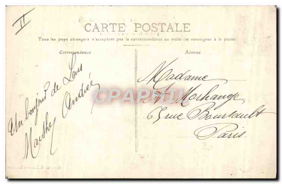 CPA Photographie Baume les Messieurs Vue de la Vallee prise de la grotte des Romains  — Verso