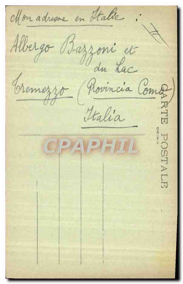 CPA Photographie Sourire du Morvan Le devoir avant tout  — Verso