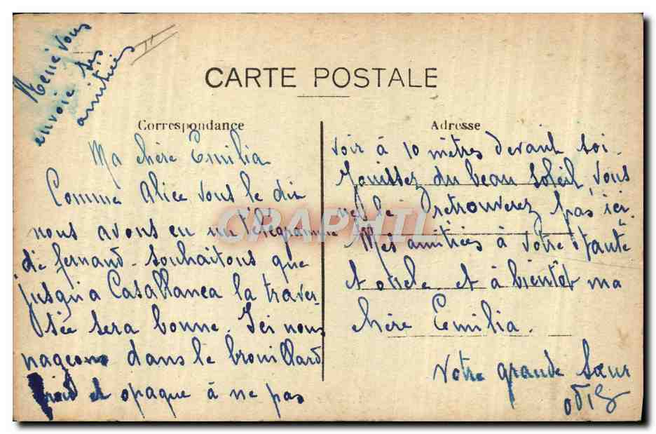 CPA Photographie Bois de Vincennes Paris Un pont rustique — Verso