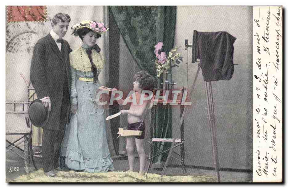 CPA Photographie Enfant