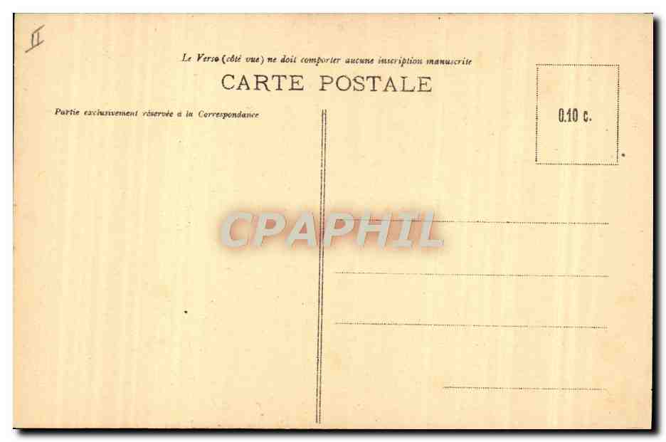 CPA Photographie Gendarme  — Verso