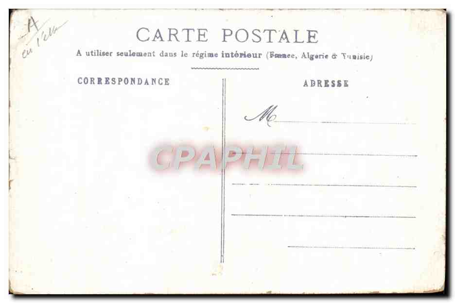 CPA Photographie Paris pittoresque  — Verso
