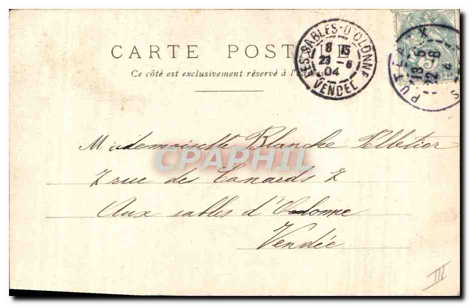 CPA Photographie Enfant — Verso