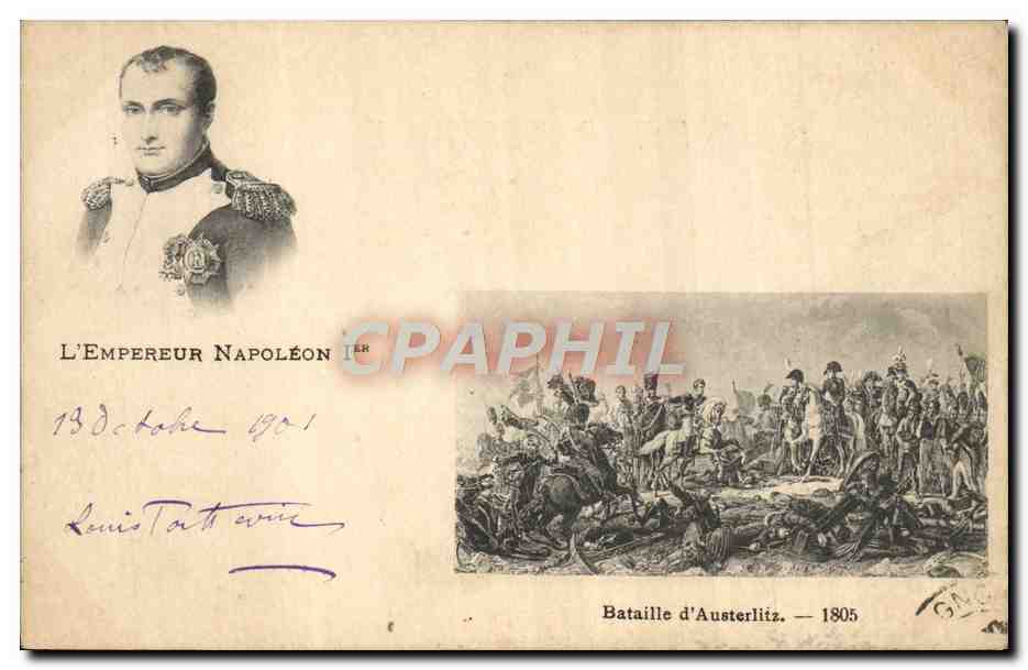 L'Empereur Napoléon Ier — Bataille d'Austerlitz — 1805 — Éditeur non identifié