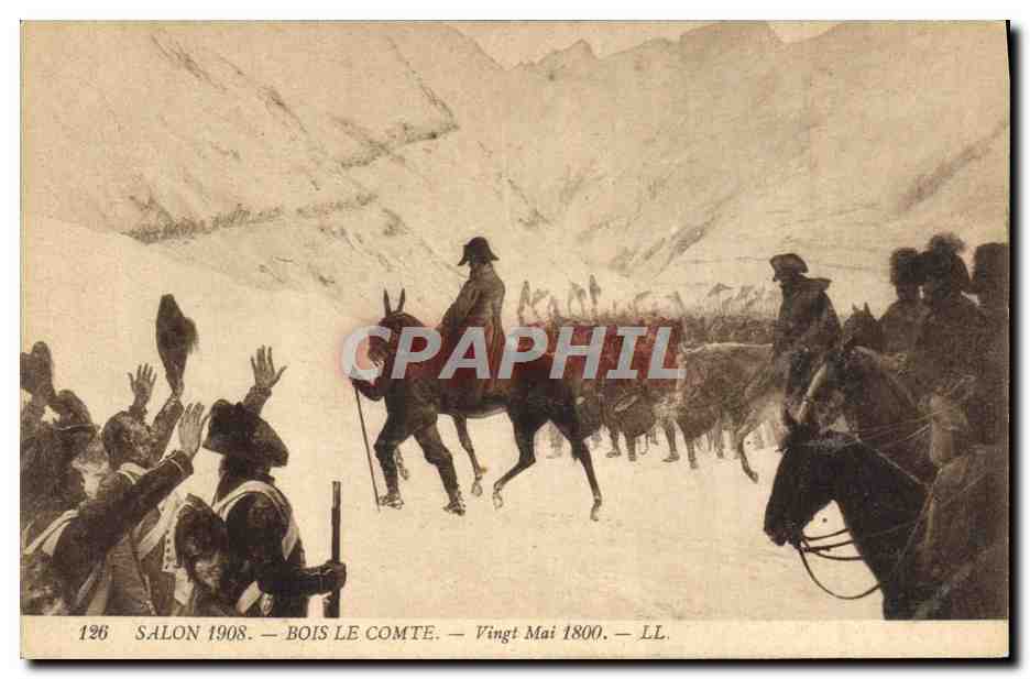 CPA Napoleon 1er Salon 1908 Bois le Comte Vingt Mai 1800