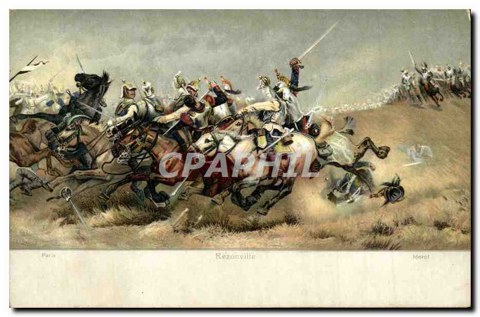 CPA Napoleon Rezonville Militaria