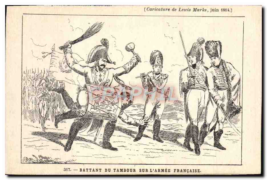CPA Battant du tambour sur l'armee francaise Louis Marks