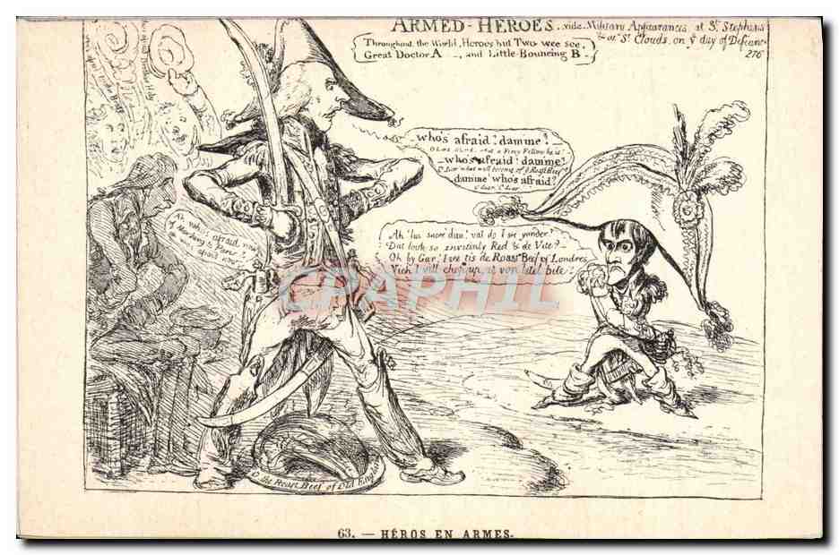 CPA Napoleon 1er Heros en armes