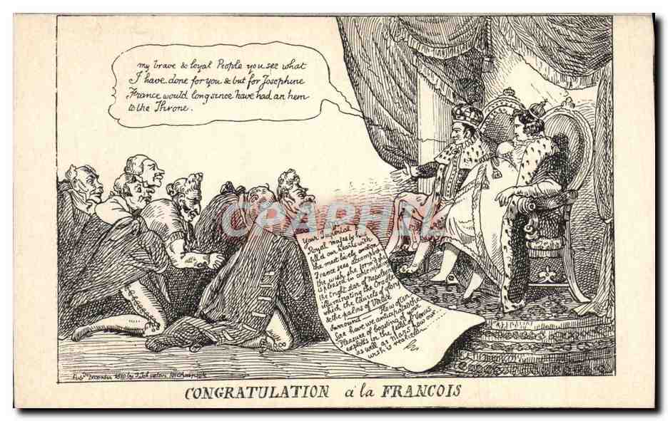 CPA Congratulation a la Francois
