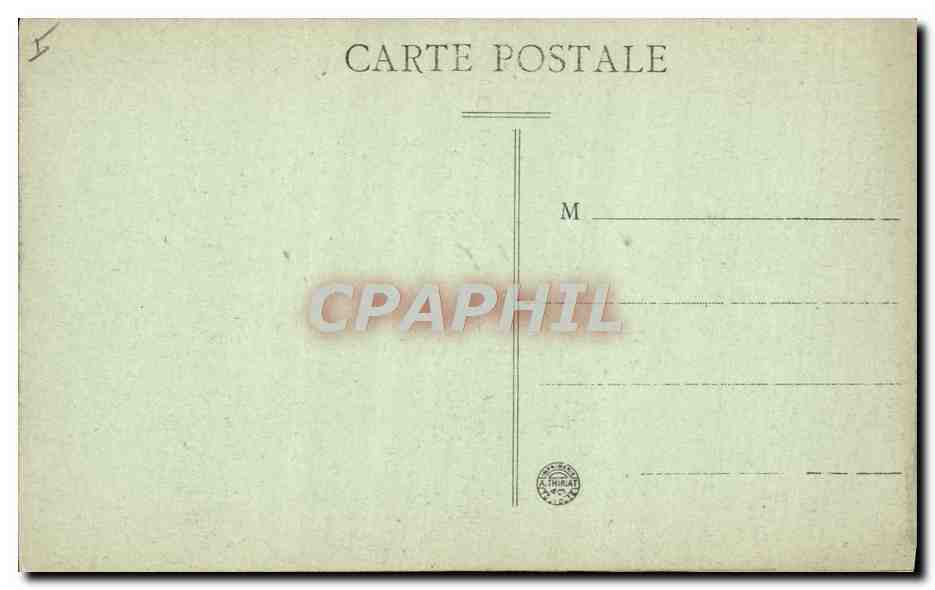 CPA Congratulation a la Francois — Rückseite